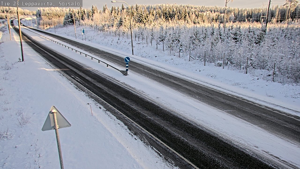 Weather Camera Image Road 23 Leppävirta, Soisalo, Leppävirta, Pohjois-Savo