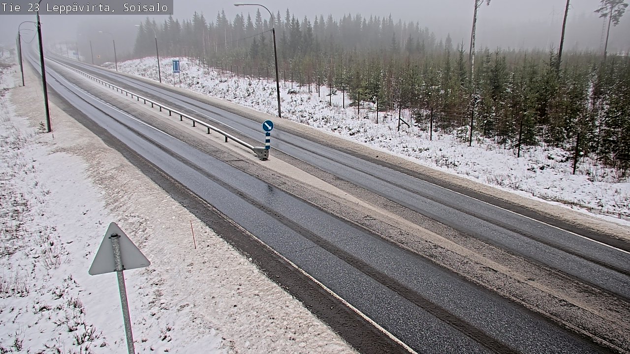 Weather Camera Image Road 23 Leppävirta, Soisalo, Leppävirta, Pohjois-Savo