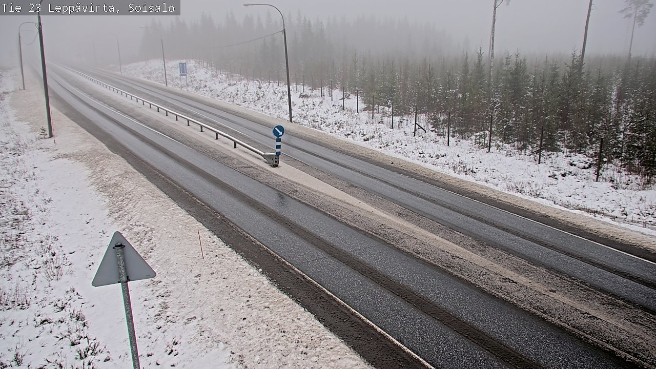 Weather Camera Image Road 23 Leppävirta, Soisalo, Leppävirta, Pohjois-Savo