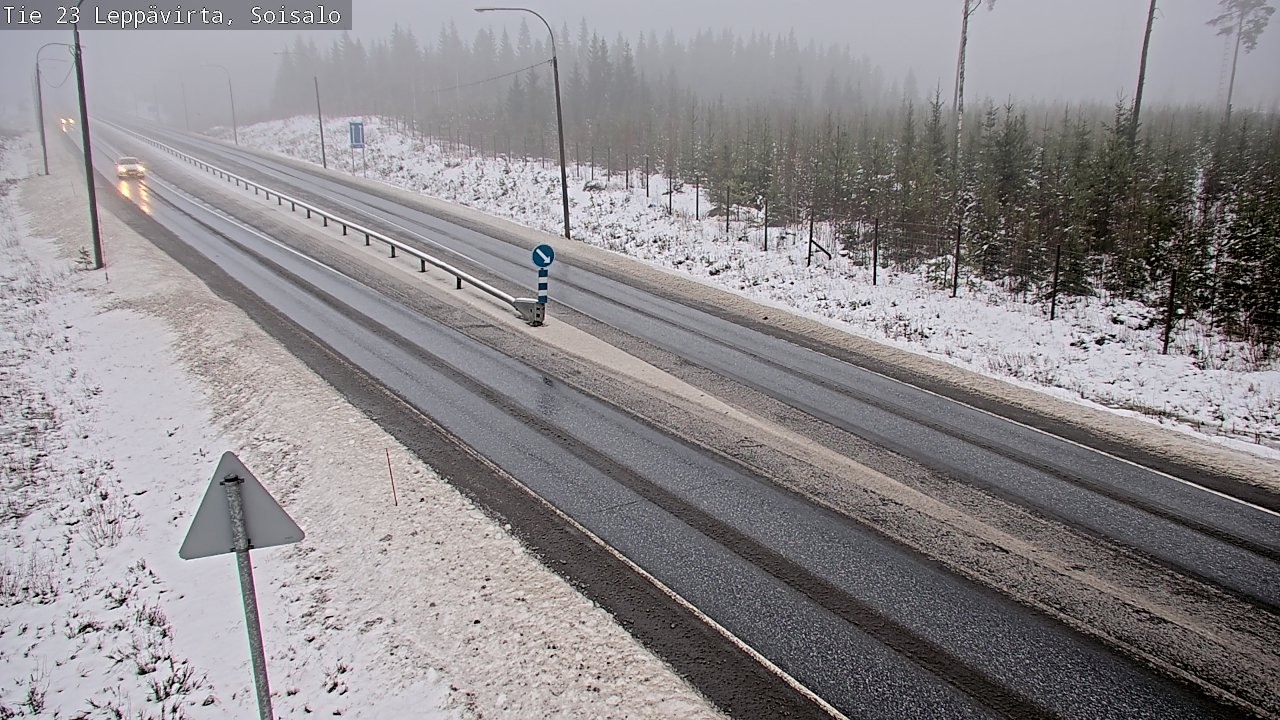 Weather Camera Image Road 23 Leppävirta, Soisalo, Leppävirta, Pohjois-Savo