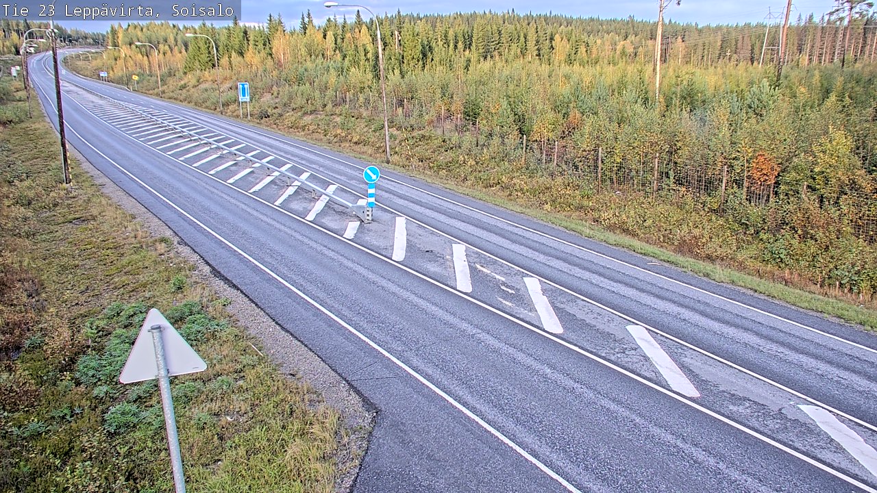 Weather Camera Image Road 23 Leppävirta, Soisalo, Leppävirta, Pohjois-Savo