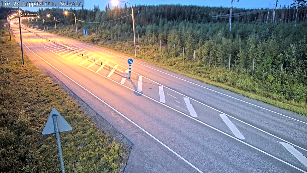 Kelikamerat Kuva Tie 23 Leppävirta, Soisalo, Leppävirta, Pohjois-Savo