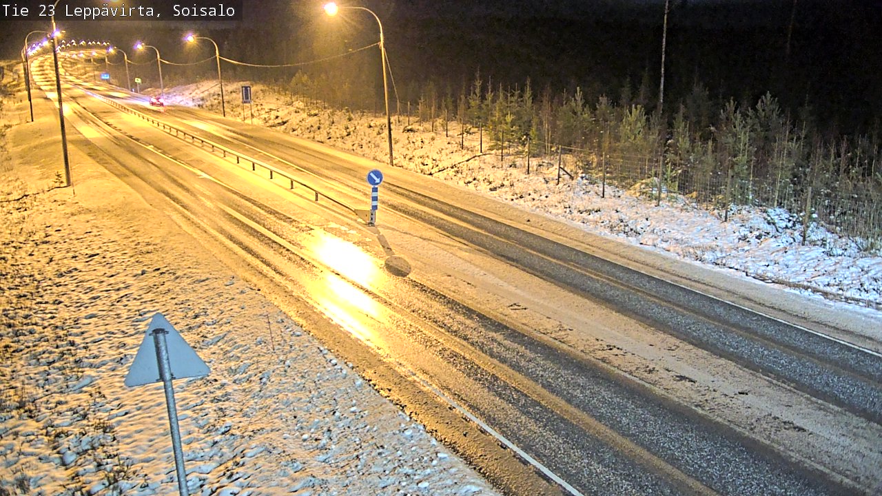 Weather Camera Image Road 23 Leppävirta, Soisalo, Leppävirta, Pohjois-Savo