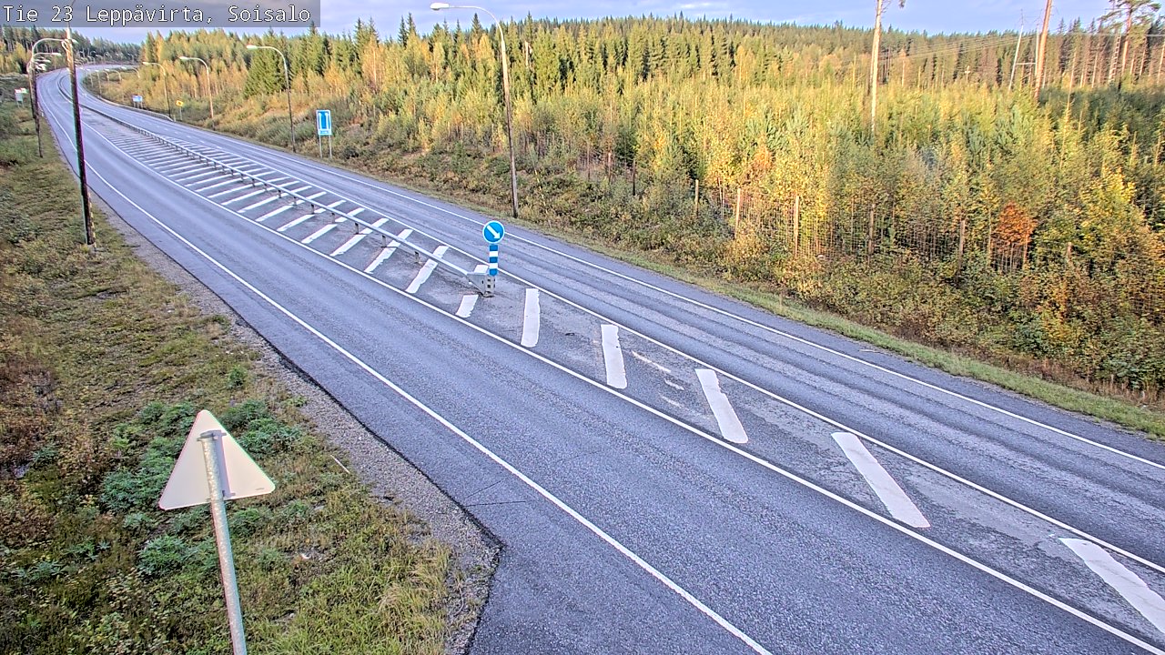 Weather Camera Image Road 23 Leppävirta, Soisalo, Leppävirta, Pohjois-Savo