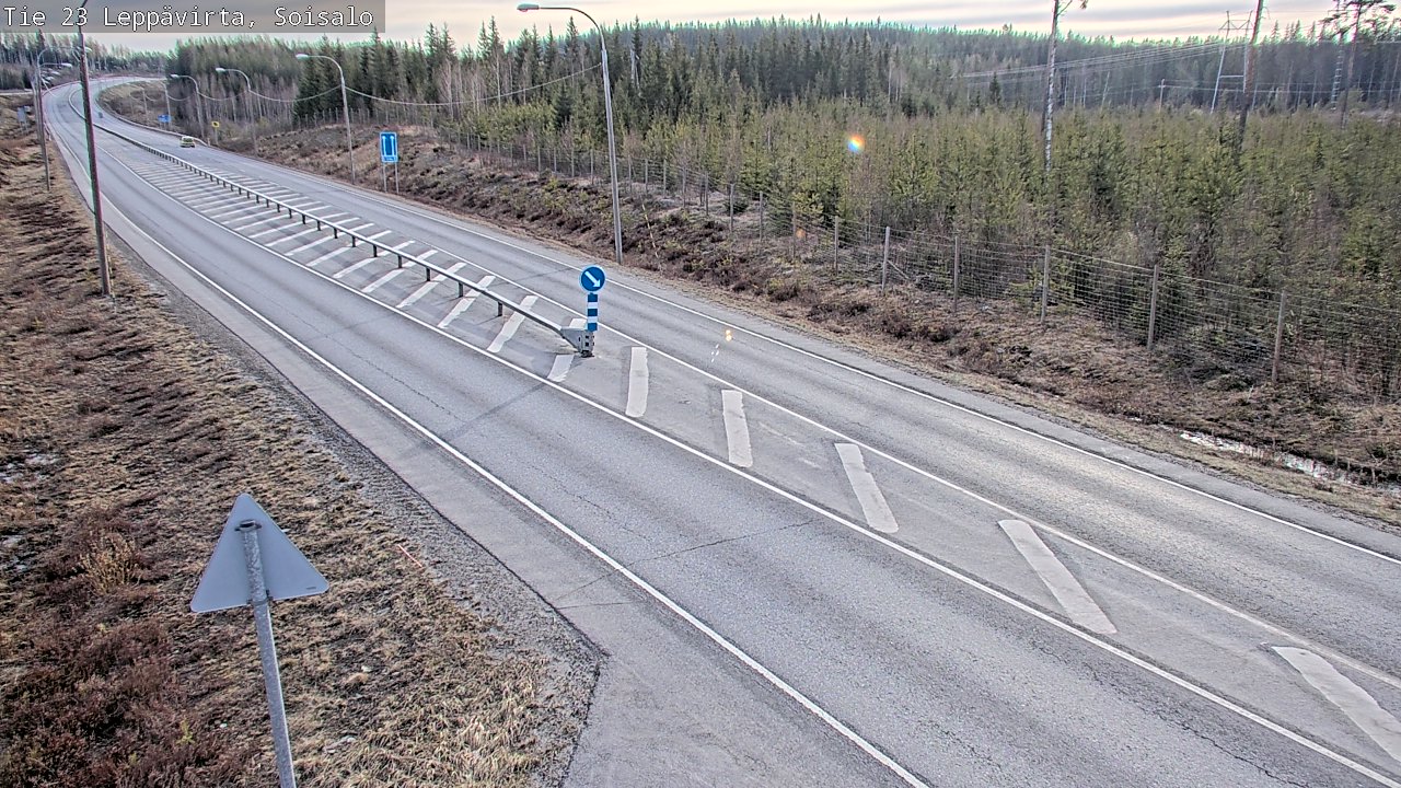 Weather Camera Image Väg 23 Leppävirta, Soisalo, Leppävirta, Pohjois-Savo