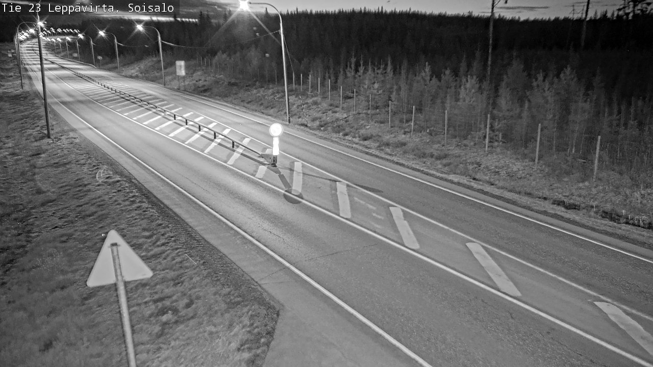 Weather Camera Image Väg 23 Leppävirta, Soisalo, Leppävirta, Pohjois-Savo