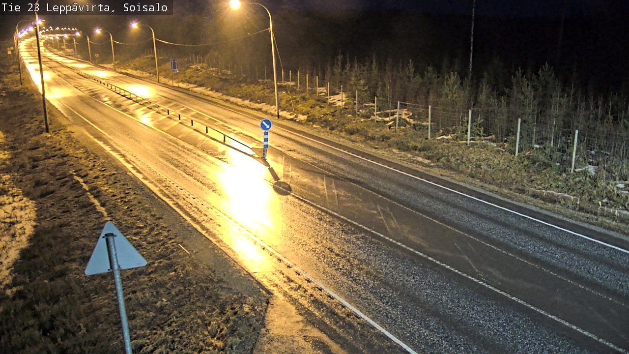 Weather Camera Image Road 23 Leppävirta, Soisalo, Leppävirta, Pohjois-Savo