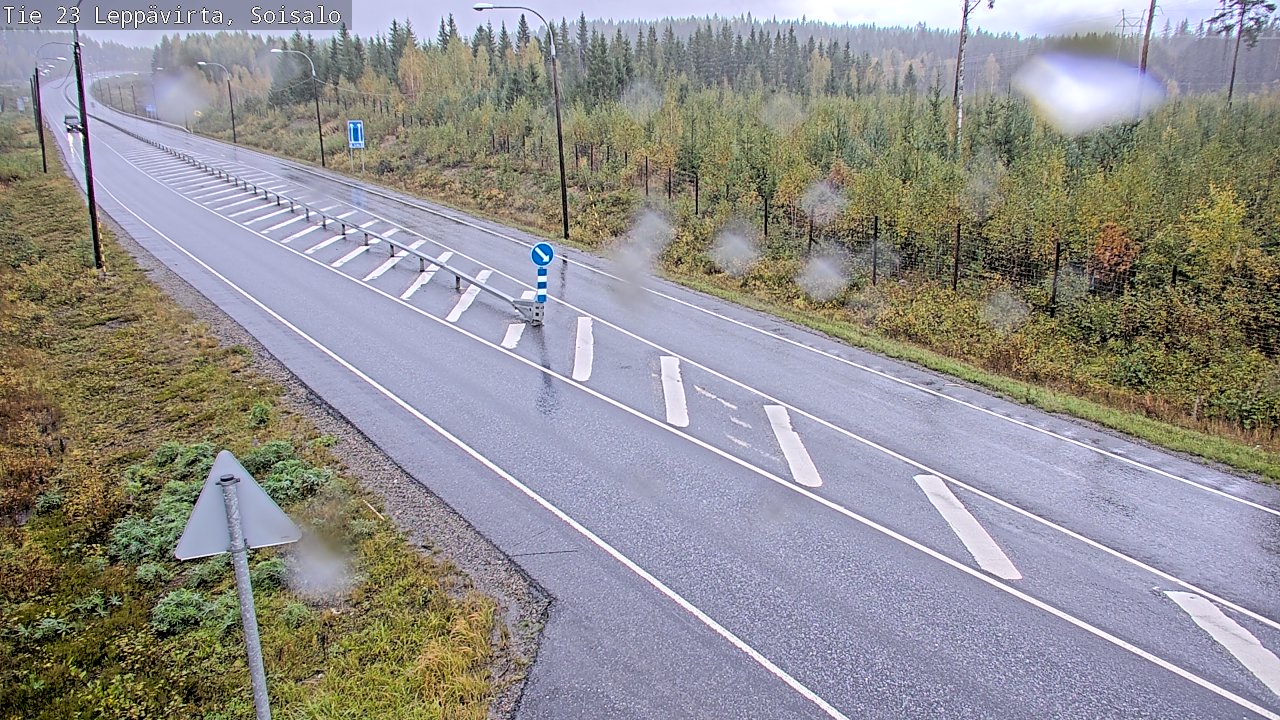 Weather Camera Image Road 23 Leppävirta, Soisalo, Leppävirta, Pohjois-Savo