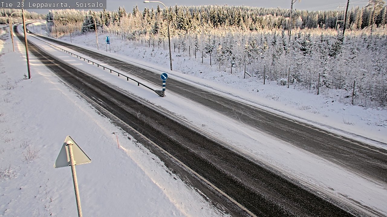 Weather Camera Image Road 23 Leppävirta, Soisalo, Leppävirta, Pohjois-Savo