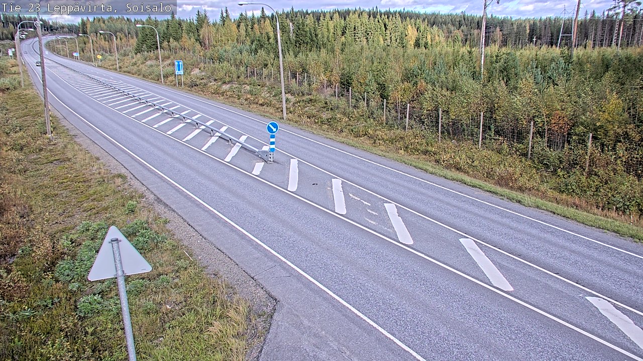 Weather Camera Image Väg 23 Leppävirta, Soisalo, Leppävirta, Pohjois-Savo