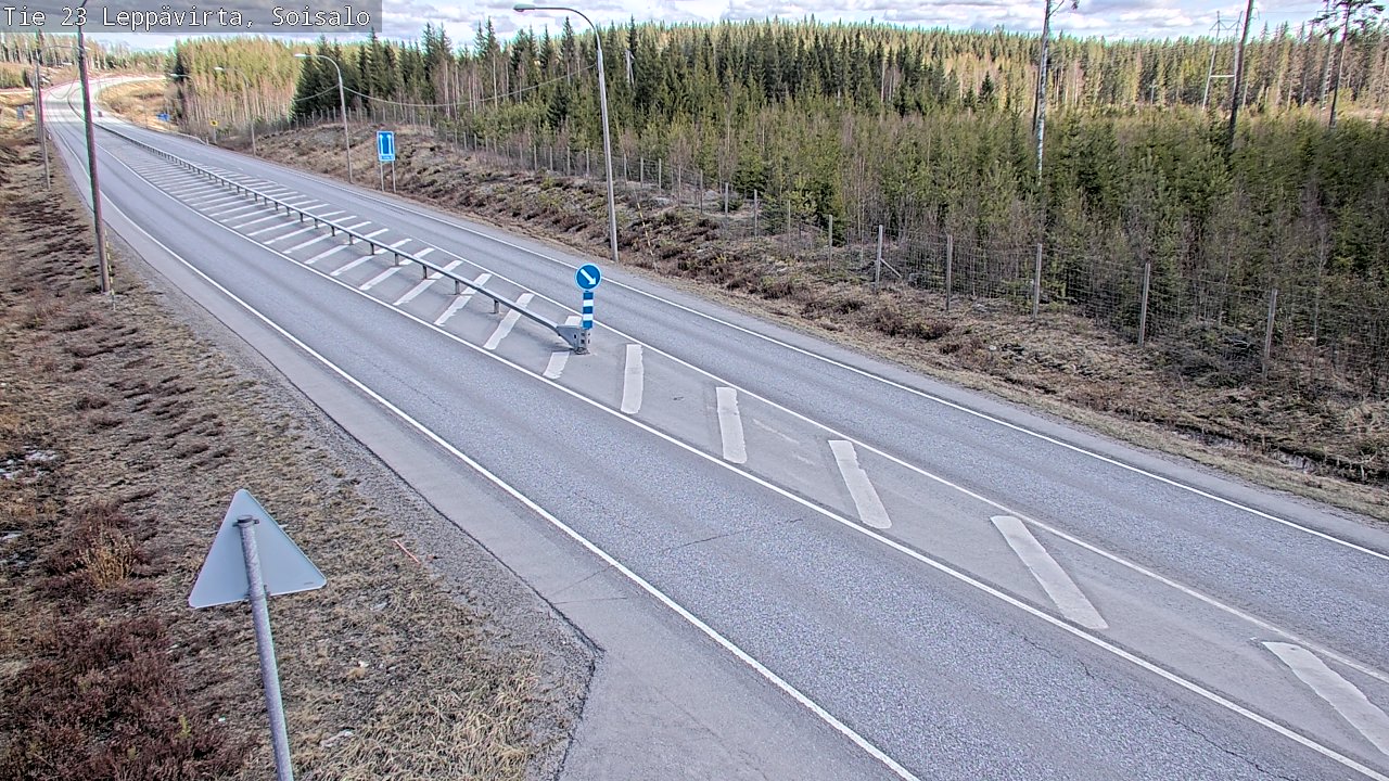 Weather Camera Image Väg 23 Leppävirta, Soisalo, Leppävirta, Pohjois-Savo