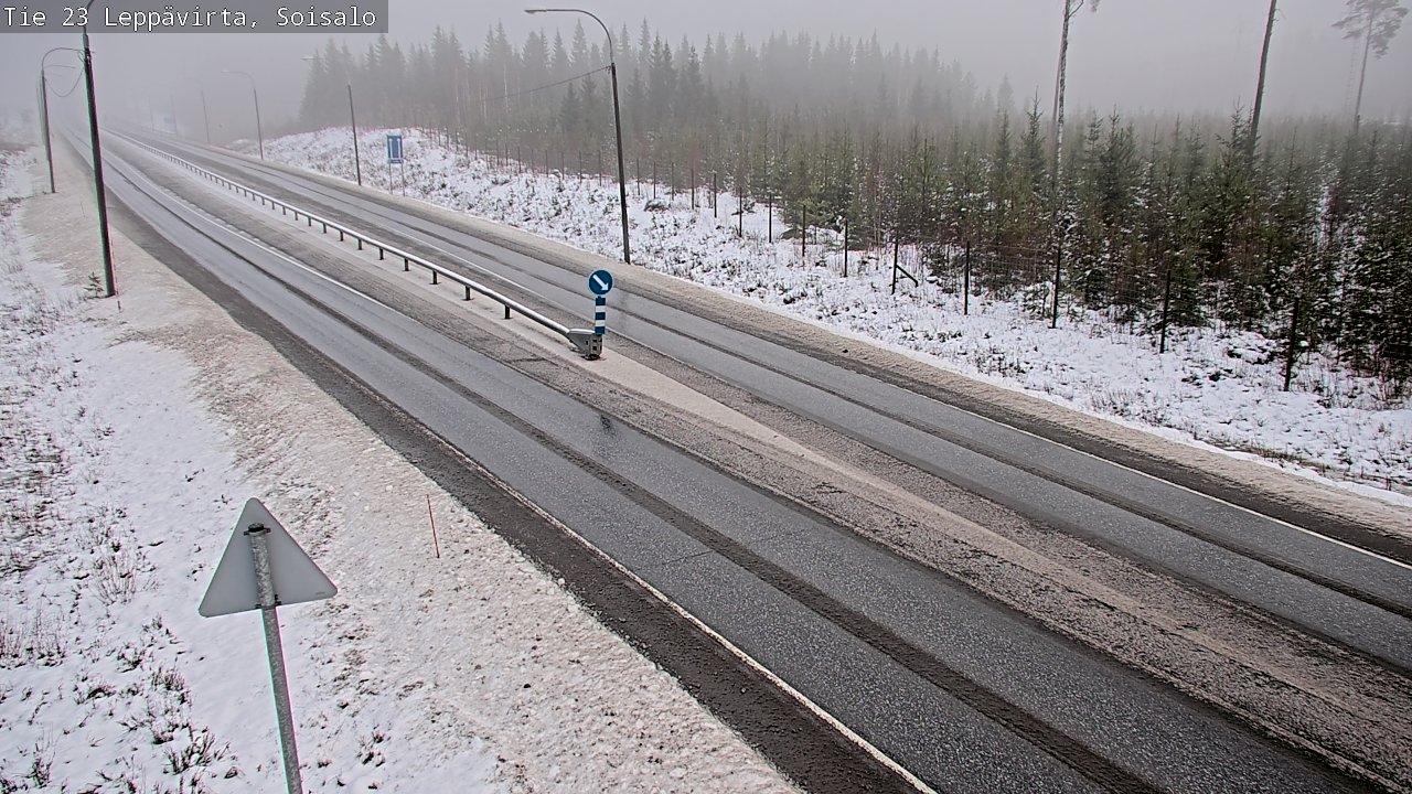 Weather Camera Image Road 23 Leppävirta, Soisalo, Leppävirta, Pohjois-Savo