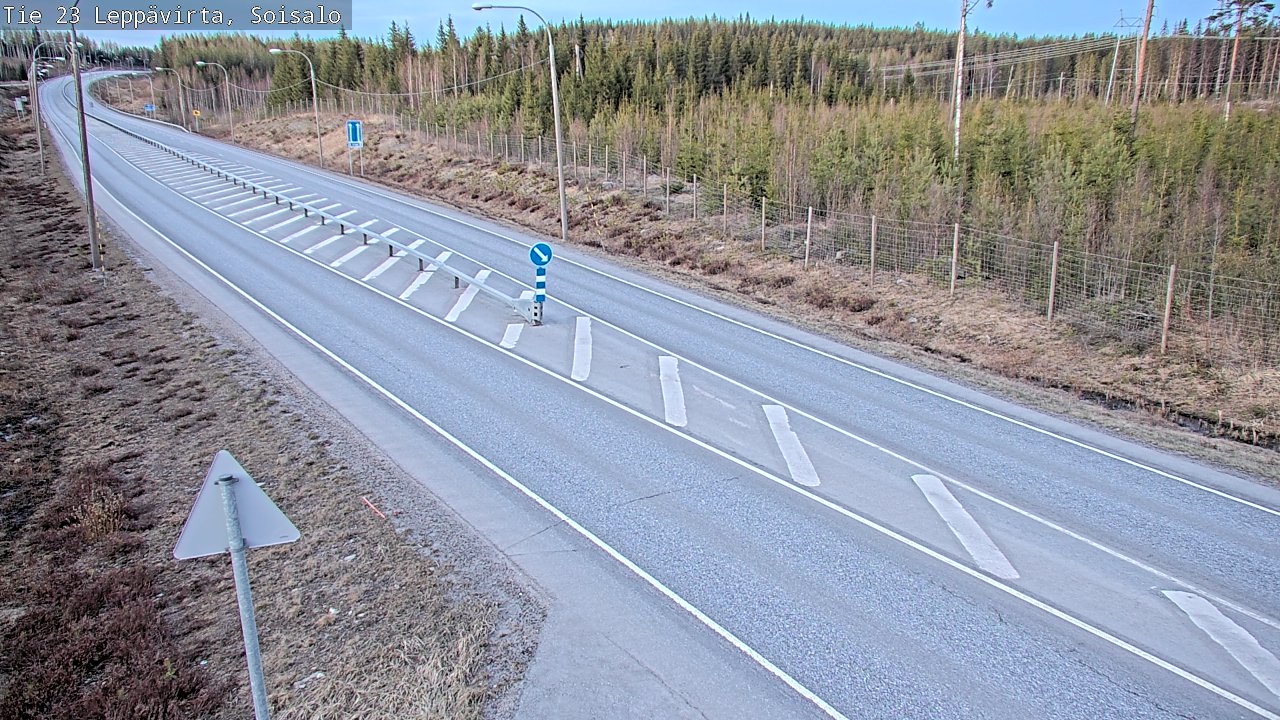 Weather Camera Image Väg 23 Leppävirta, Soisalo, Leppävirta, Pohjois-Savo