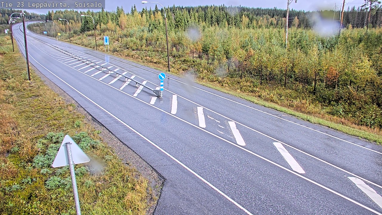 Weather Camera Image Road 23 Leppävirta, Soisalo, Leppävirta, Pohjois-Savo