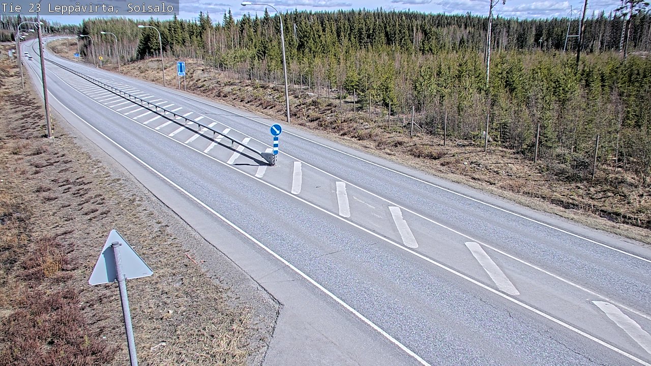 Weather Camera Image Väg 23 Leppävirta, Soisalo, Leppävirta, Pohjois-Savo