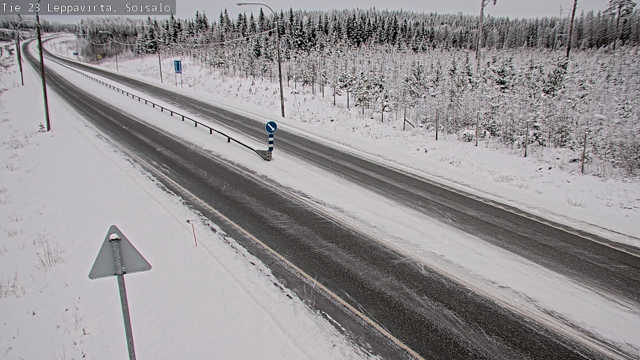 Weather Camera Image Road 23 Leppävirta, Soisalo, Leppävirta, Pohjois-Savo