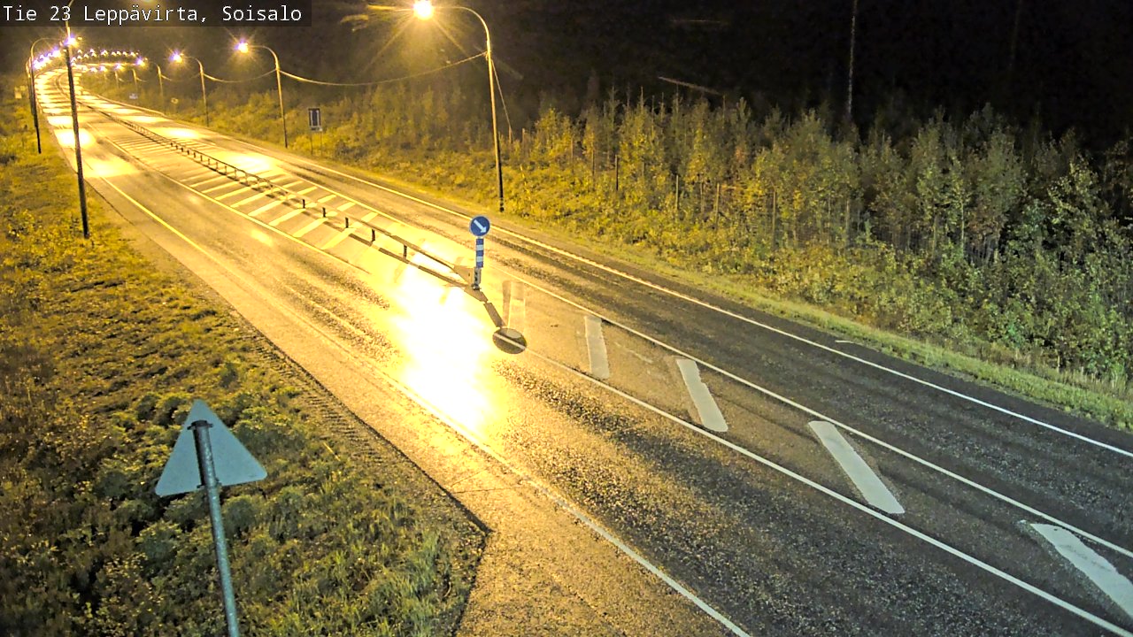 Weather Camera Image Road 23 Leppävirta, Soisalo, Leppävirta, Pohjois-Savo