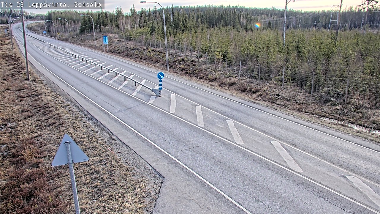 Weather Camera Image Väg 23 Leppävirta, Soisalo, Leppävirta, Pohjois-Savo