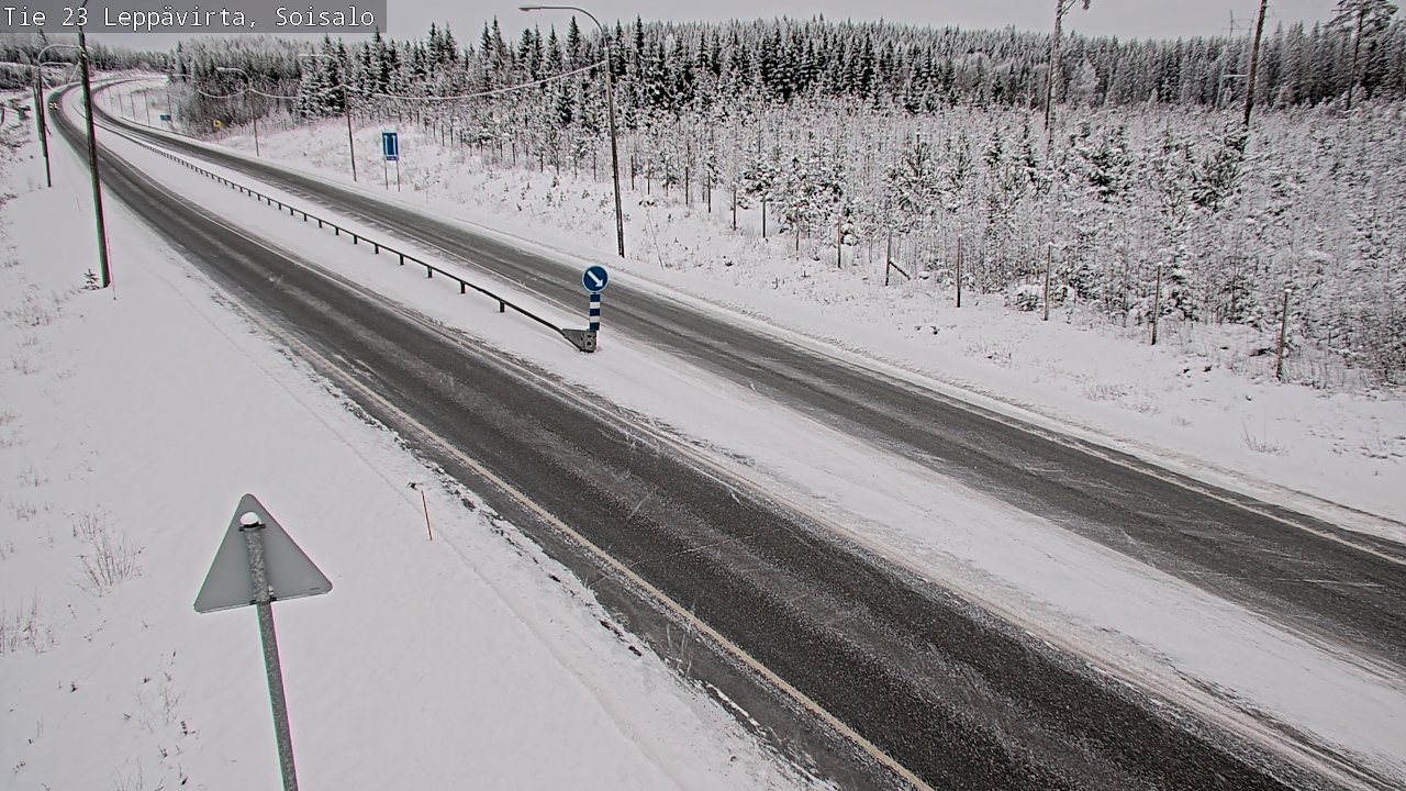 Weather Camera Image Road 23 Leppävirta, Soisalo, Leppävirta, Pohjois-Savo