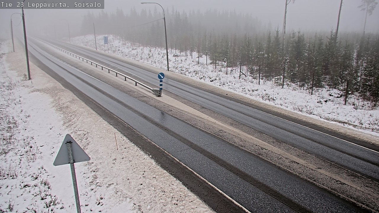Weather Camera Image Road 23 Leppävirta, Soisalo, Leppävirta, Pohjois-Savo