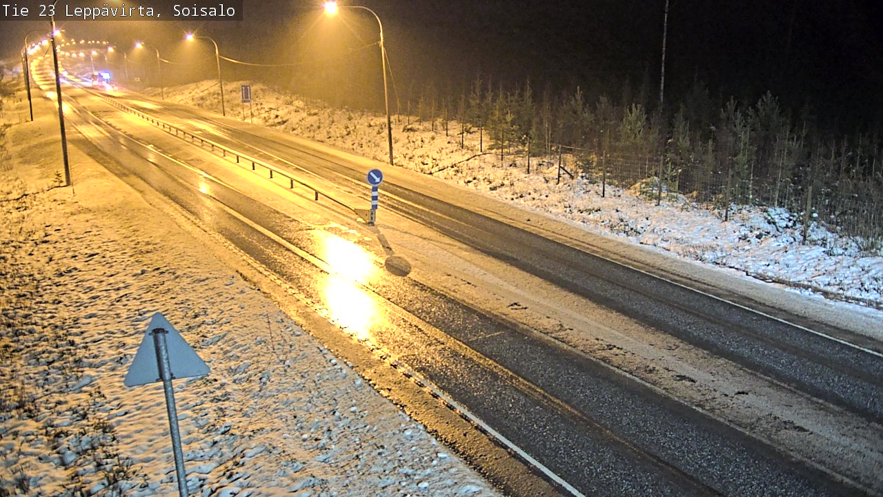 Weather Camera Image Road 23 Leppävirta, Soisalo, Leppävirta, Pohjois-Savo