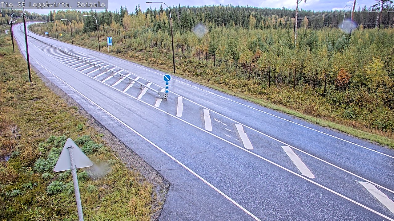 Weather Camera Image Road 23 Leppävirta, Soisalo, Leppävirta, Pohjois-Savo