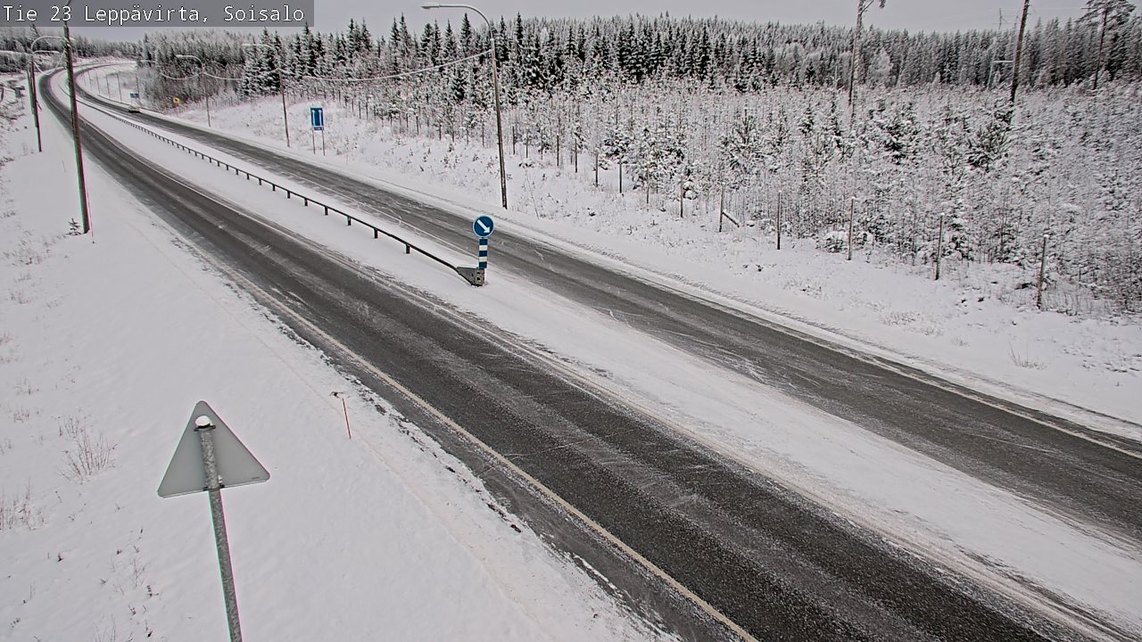 Weather Camera Image Road 23 Leppävirta, Soisalo, Leppävirta, Pohjois-Savo