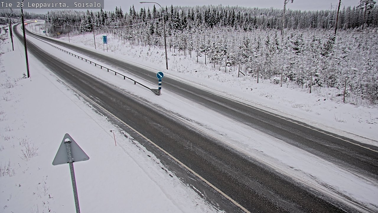 Weather Camera Image Road 23 Leppävirta, Soisalo, Leppävirta, Pohjois-Savo