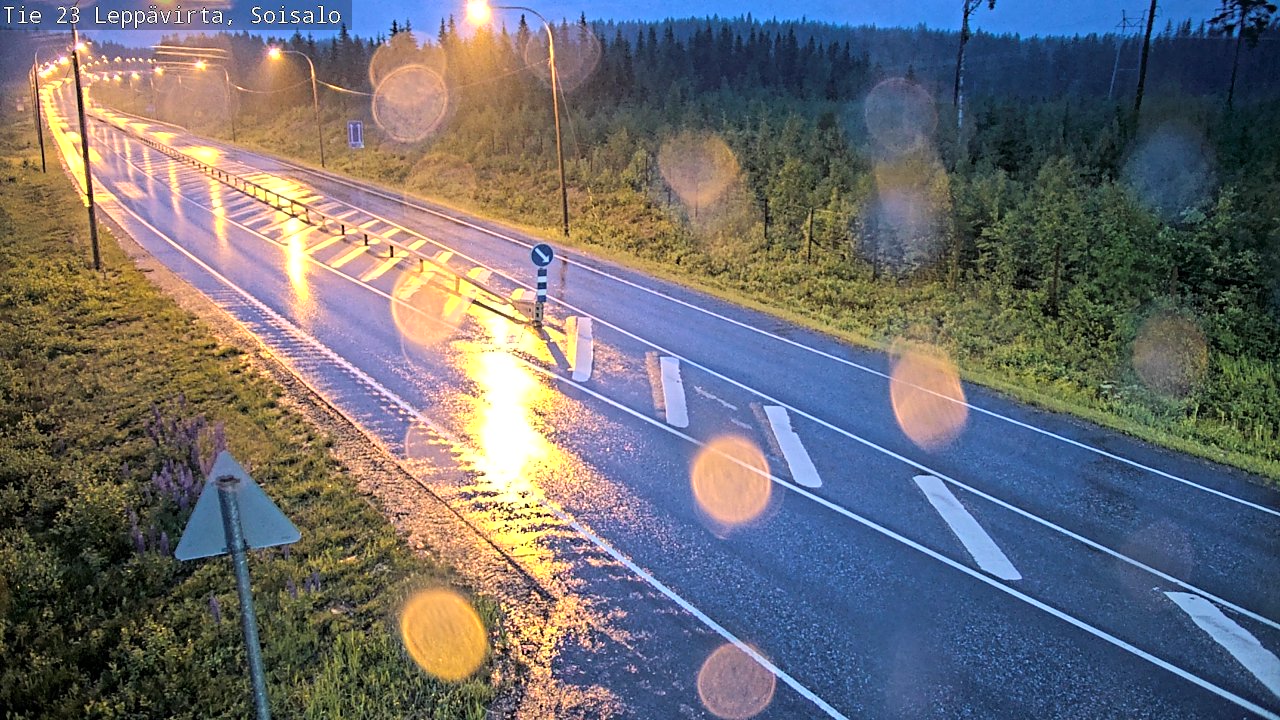 Kelikamerat Kuva Tie 23 Leppävirta, Soisalo, Leppävirta, Pohjois-Savo