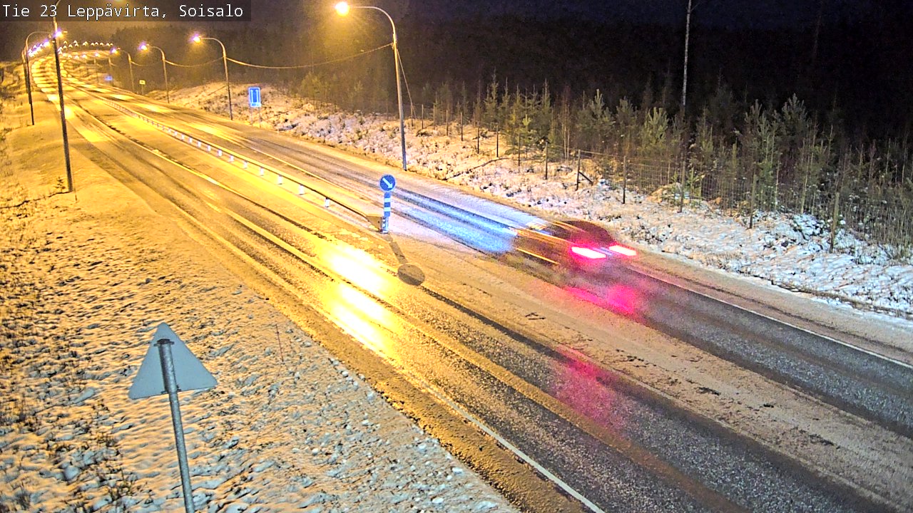 Weather Camera Image Road 23 Leppävirta, Soisalo, Leppävirta, Pohjois-Savo
