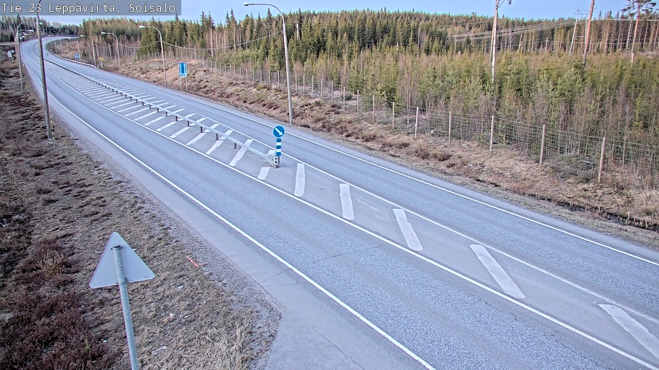 Weather Camera Image Väg 23 Leppävirta, Soisalo, Leppävirta, Pohjois-Savo