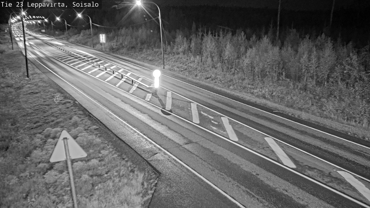 Weather Camera Image Road 23 Leppävirta, Soisalo, Leppävirta, Pohjois-Savo