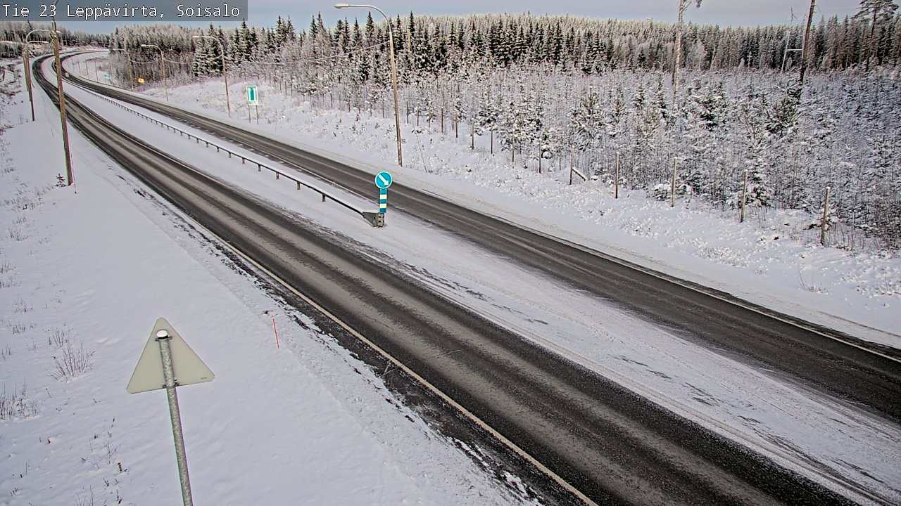 Kelikamerat Kuva Tie 23 Leppävirta, Soisalo, Leppävirta, Pohjois-Savo