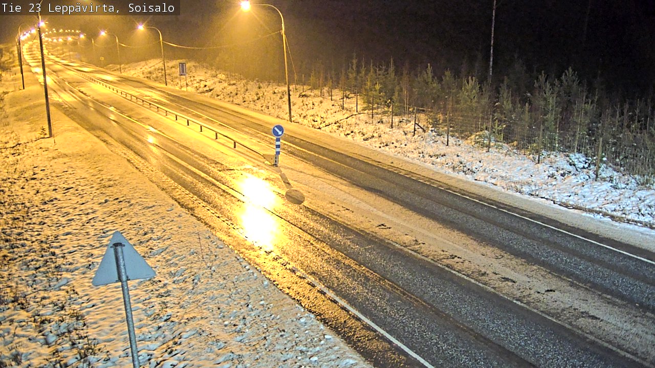 Weather Camera Image Väg 23 Leppävirta, Soisalo, Leppävirta, Pohjois-Savo