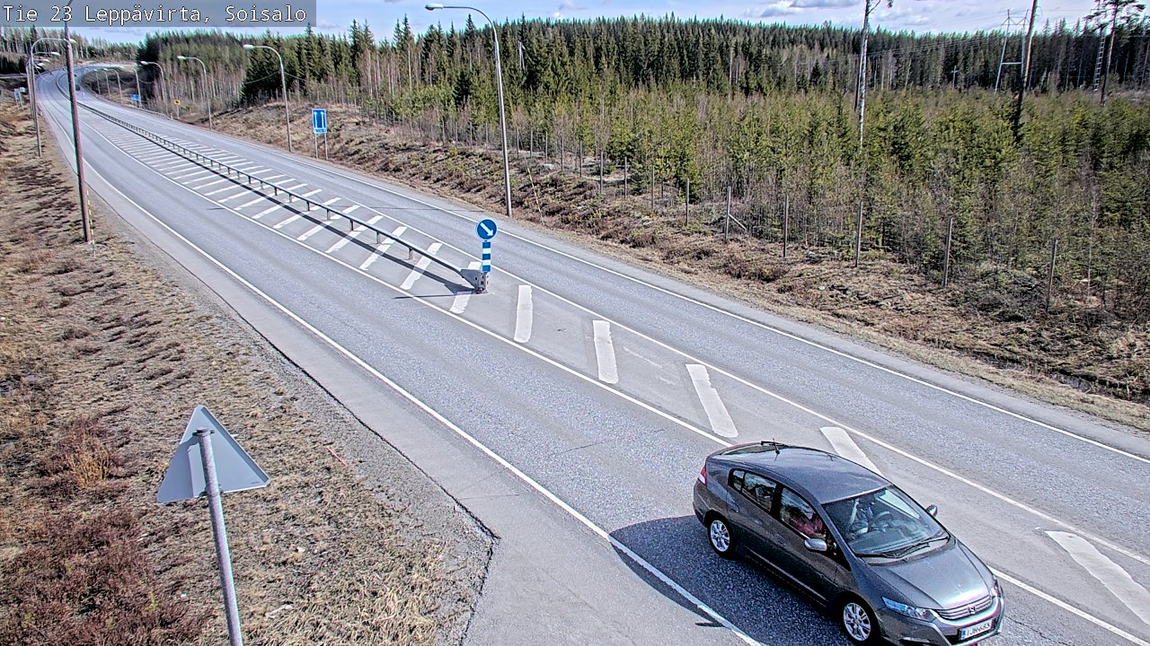 Weather Camera Image Väg 23 Leppävirta, Soisalo, Leppävirta, Pohjois-Savo