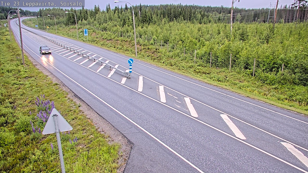 Kelikamerat Kuva Tie 23 Leppävirta, Soisalo, Leppävirta, Pohjois-Savo