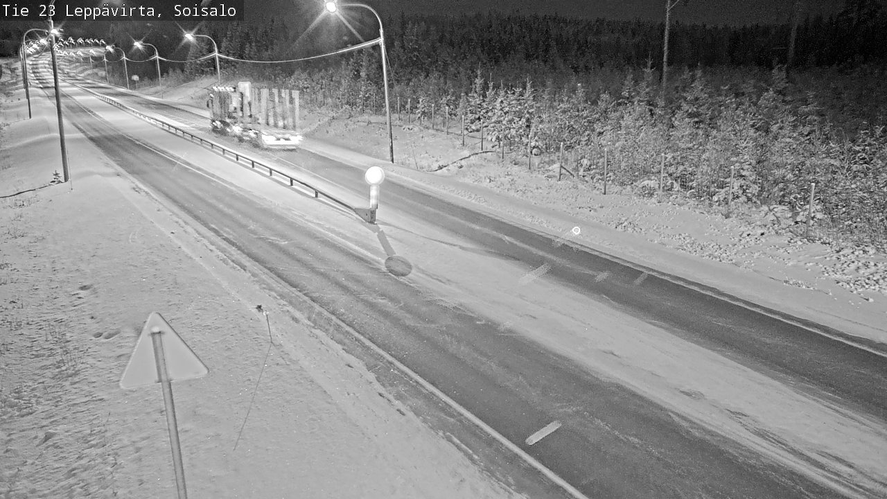 Weather Camera Image Road 23 Leppävirta, Soisalo, Leppävirta, Pohjois-Savo