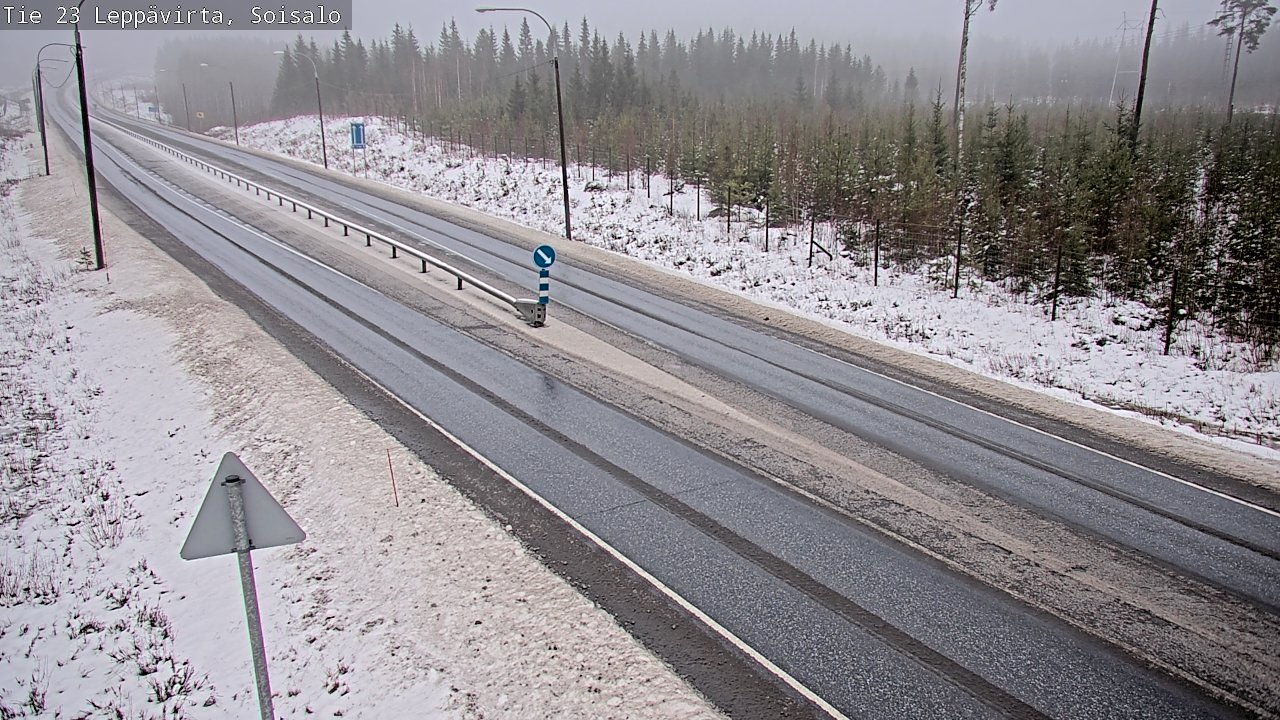Weather Camera Image Road 23 Leppävirta, Soisalo, Leppävirta, Pohjois-Savo