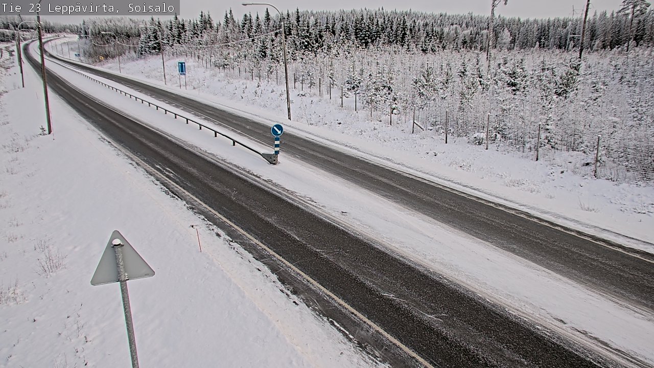 Weather Camera Image Road 23 Leppävirta, Soisalo, Leppävirta, Pohjois-Savo