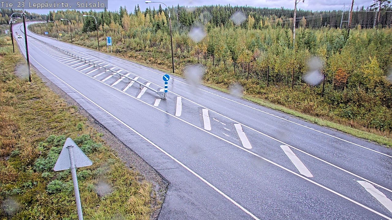 Weather Camera Image Road 23 Leppävirta, Soisalo, Leppävirta, Pohjois-Savo