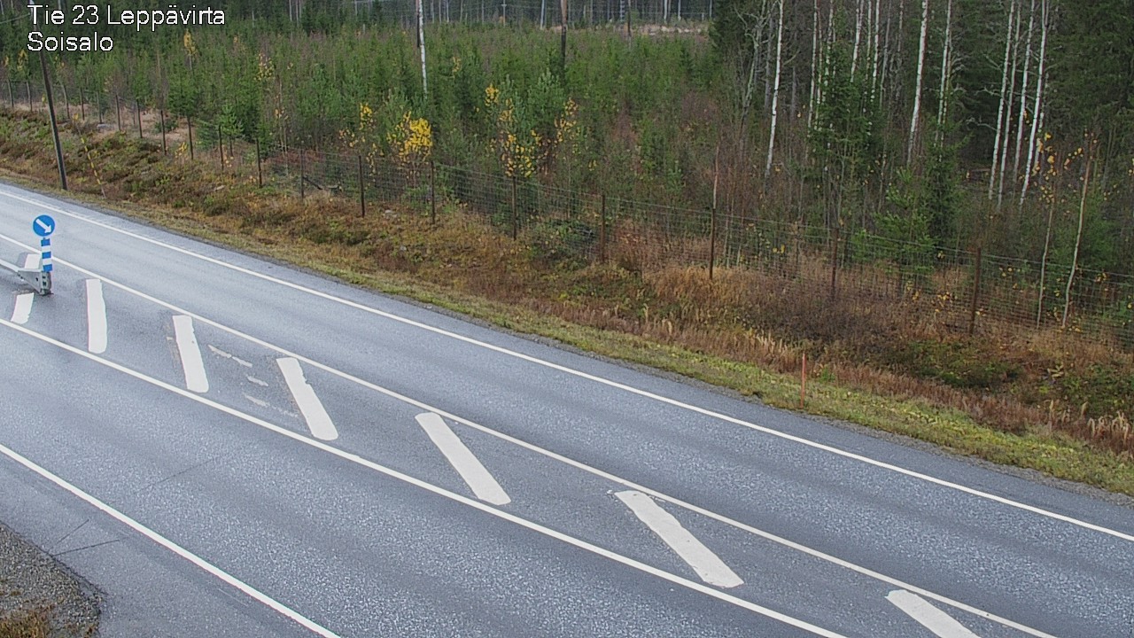 Weather Camera Image Väg 23 Leppävirta, Soisalo, Leppävirta, Pohjois-Savo