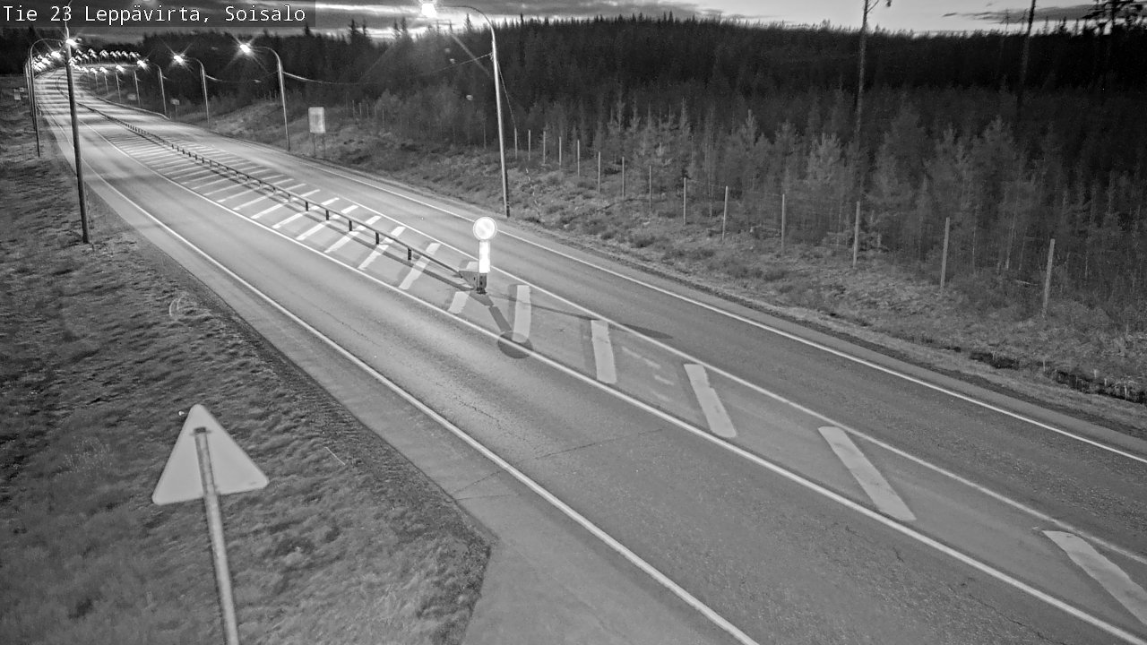 Weather Camera Image Väg 23 Leppävirta, Soisalo, Leppävirta, Pohjois-Savo