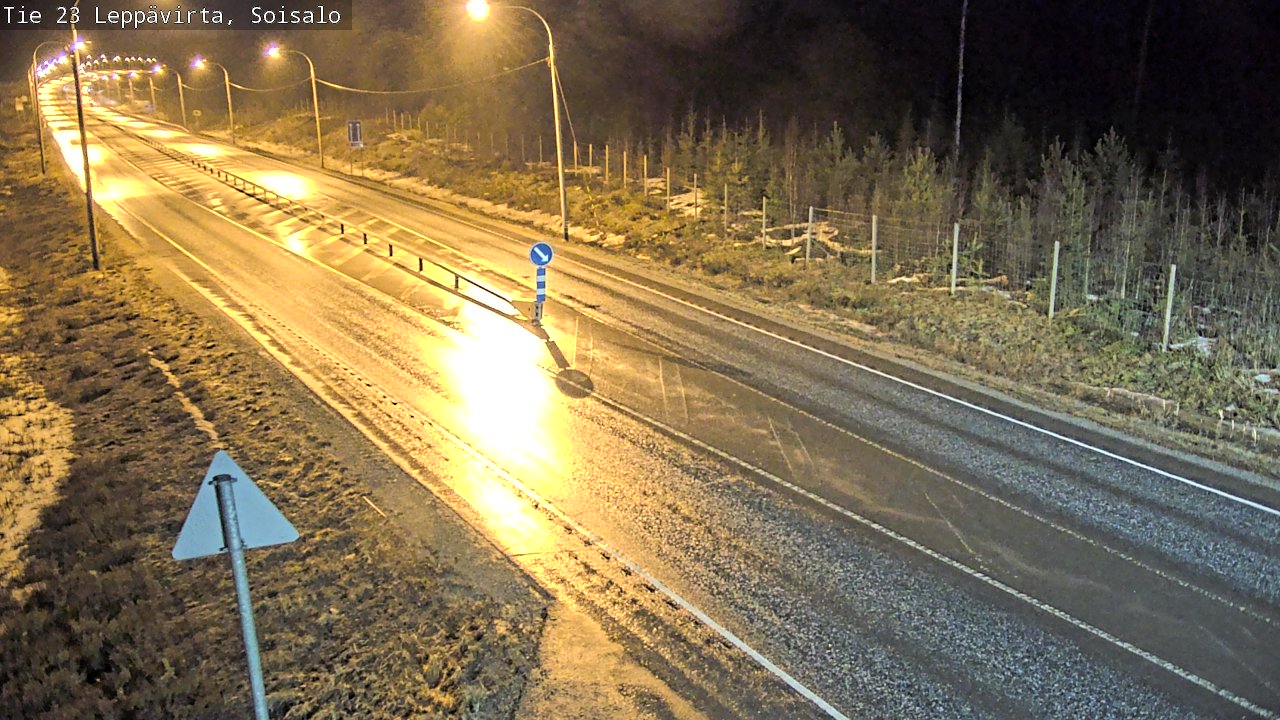 Weather Camera Image Road 23 Leppävirta, Soisalo, Leppävirta, Pohjois-Savo