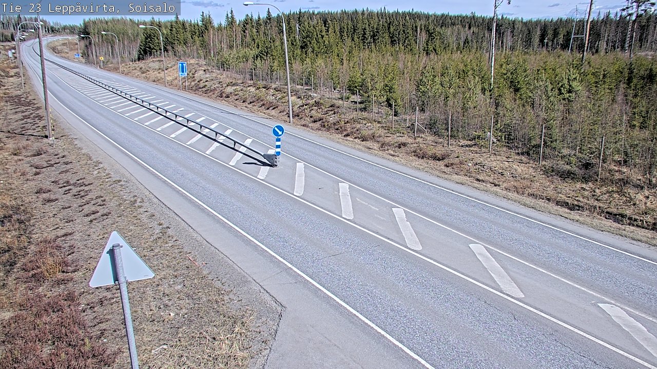 Weather Camera Image Väg 23 Leppävirta, Soisalo, Leppävirta, Pohjois-Savo