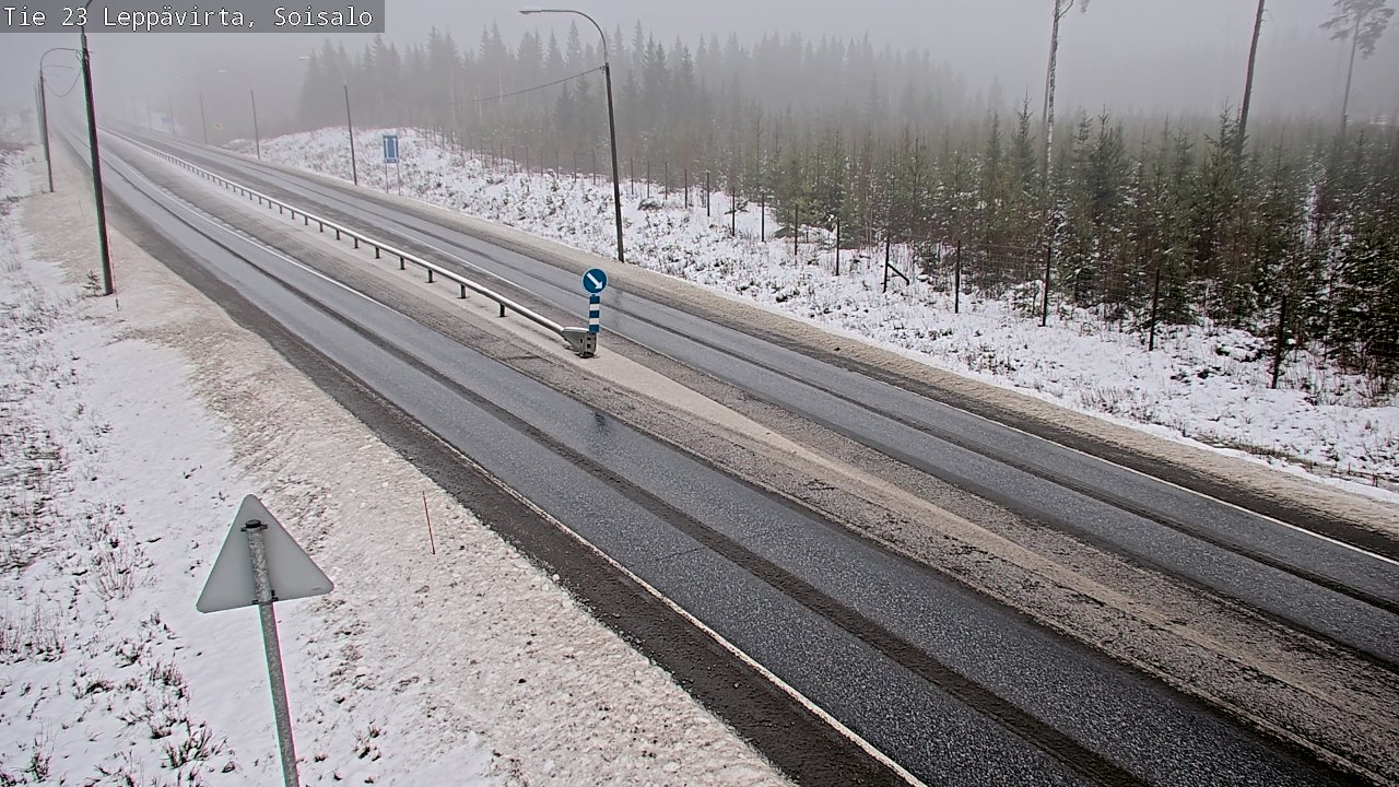 Weather Camera Image Road 23 Leppävirta, Soisalo, Leppävirta, Pohjois-Savo