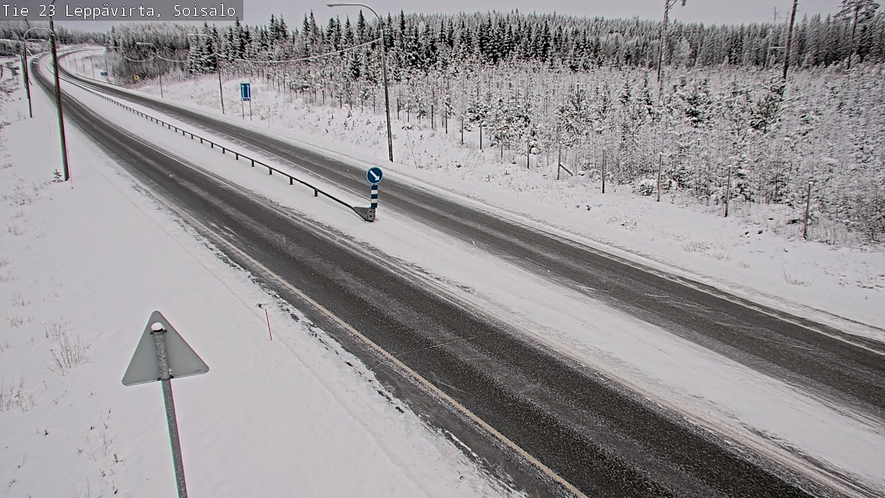 Weather Camera Image Road 23 Leppävirta, Soisalo, Leppävirta, Pohjois-Savo