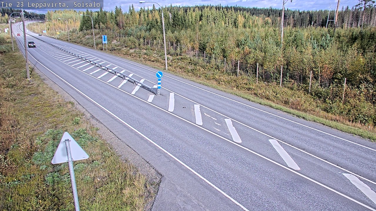 Weather Camera Image Väg 23 Leppävirta, Soisalo, Leppävirta, Pohjois-Savo