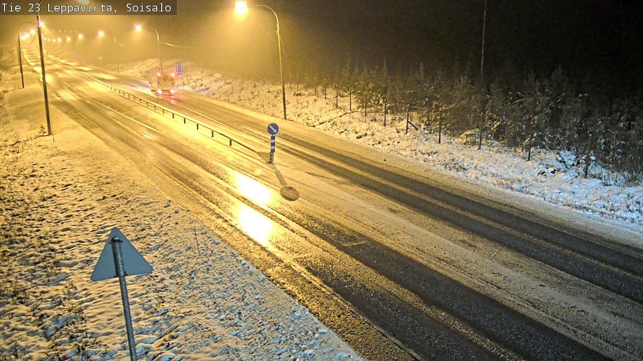 Weather Camera Image Road 23 Leppävirta, Soisalo, Leppävirta, Pohjois-Savo
