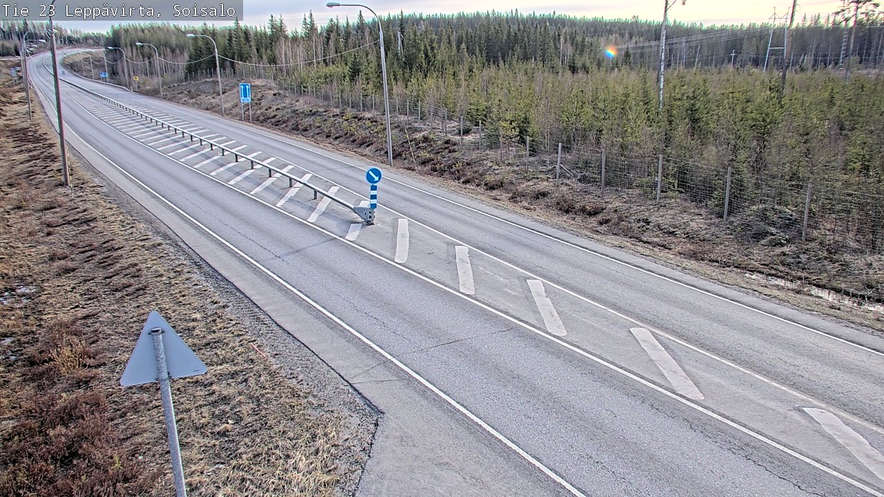 Weather Camera Image Väg 23 Leppävirta, Soisalo, Leppävirta, Pohjois-Savo