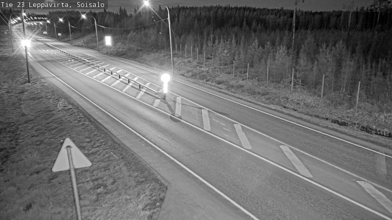 Weather Camera Image Väg 23 Leppävirta, Soisalo, Leppävirta, Pohjois-Savo